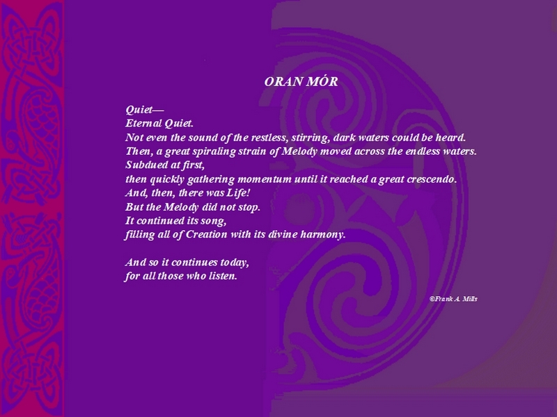 Oran Mór, written by Frank A. Mills