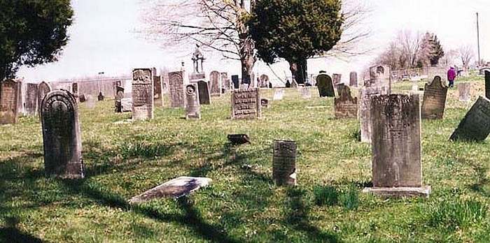 Old section Edwardsville Cemetery