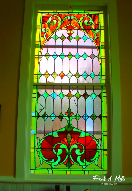 Original Stained Glass Window, First Universalist, N. Olmsted, Ohio